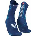 Compressport Pro Racing Socks v4.0 Trail Sodalite/Fluo Blue T3