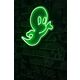 Ukrasna plastična LED rasvjeta, Casper The Friendly Ghost - Green
