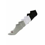 Champion Authentic Athletic Apparel Sportske čarape siva / crvena / crna / bijela