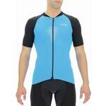 UYN Granfondo OW Biking Man Shirt Short Sleeve Dres Danube Blue/Blackboard L