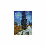 Reprodukcija slike Vincent Van Gogh - Country Road in Provence by Night, 45 x 60 cm