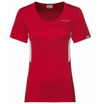 Ženska majica Head Club Tech T-Shirt W - red