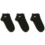 Čarape za tenis Lacoste SPORT Low-Cut Cotton Socks 3P - black/black/black