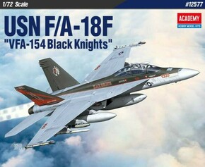 Komplet modela zrakoplova 12577 - USN F/A-18F "VFA-154 Black Knight" (1:72)