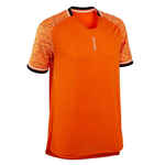 Majica kratkih rukava za futsal muška narančasta