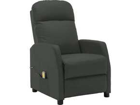 VidaXL Masažna fotelja od umjetne kože antracit