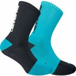 Čarape za tenis Fila Running Socks 2P - black/light blue fluo
