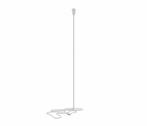 NOWODVORSKI 8345 | Petit-NW Nowodvorski podna svjetiljka 128cm s prekidačem sa kablom i vilastim utikačem 1x E27 bijelo