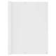 vidaXL Balkonski zastor bijeli 120 x 500 cm od tkanine Oxford
