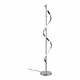 LED stojeća svjetiljka s mogućnošću zatamnjivanja u sjajno srebrnoj boji (visina 120 cm) Isabel – Trio