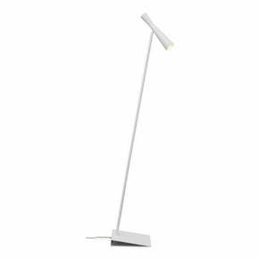Bijela stojeća svjetiljka s metalnim sjenilom (visina 145