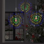 vidaXL Božićno svjetlo s izgledom vatrometa 50 cm raznobojno 140 LED