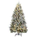 Umjetno božićno drvce 300 LED sa šarkama i kuglicama 180 cm