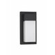 NOVA LUCE 9060202 | Leto Nova Luce zidna svjetiljka pravotkutnik 1x LED 2132lm 3000K IP65 crno mat, opal