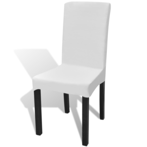 VidaXL Bijele rastezljive navlake za stolice