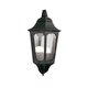 ELSTEAD PR7-BLACK | Parish Elstead zidna svjetiljka 1x E27 IP44 crno, prozirno