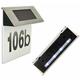 Inox LED solarni kućni broj na ploči 17cm