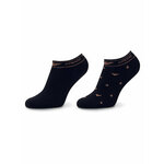 Set od 2 para niskih ženskih čarapa Emporio Armani 92307 2F225 00135 Marine