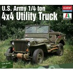 Plastic model U.S. Army 1/4 ton 4x4 Utility Truck 1/24