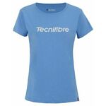Ženska majica Tecnifibre Club Cotton Tee - azur