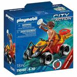 Playset Playmobil City Action Rescue Quad 18 Dijelovi 71040 , 160 g