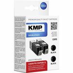 KMP tinta zamijenjen Canon PGI-550BK XL kompatibilan 2-dijelno pakiranje crn C89D 1518,0021