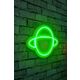 Ukrasna plastična LED rasvjeta, Saturn - Green