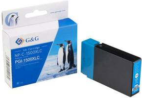 G&amp;G tinta zamijenjen Canon PGI-1500XL C kompatibilan cijan NP-C-1500XLC 1C1500C