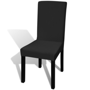 VidaXL Crne rastezljive navlake za stolice