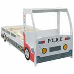 Dječji krevet u obliku policijskog auta sa stolom 90 x 200 cm