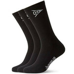 Čarape za tenis Dunlop Mens Crew Sock 3P - black
