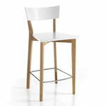 Bijele/u prirodnoj boji barske stolice u setu 2 kom 94 cm – Tomasucci