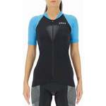 UYN Granfondo OW Biking Lady Shirt Short Sleeve Dres Blackboard/Danube Blue XS