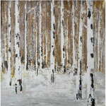 Slika 70x70 cm Birch Wood - Wallity