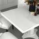 vidaXL Zaštita za stol prozirna 70 x 70 cm 2 mm PVC