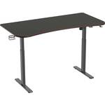 SpeaKa Professional pisaći stol za sjedenje/stajanje SP-EGD-300 SP-9960628 Boja stolne ploče: crna (Š x V x D) 1600 x 730 x 800 mm crna