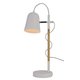 VIOKEF 4163801 | Eddie Viokef stolna svjetiljka 50cm s prekidačem 1x E14 bijelo, bezbojno, krom