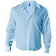 MENS FITTED LONG-SLEEVED NON-IRON SHIRT - Bright Sky,M