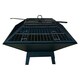 Grillstar Roštilj na drveni ugljen Firebowl (Površina za pečenje (Š x D): 43 x 43 cm, Crna boja)
