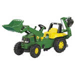 Rolly Toys traktor na pedale John Deere + prednji utovarivač + stražnja kašika