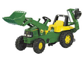 Rolly Toys traktor na pedale John Deere + prednji utovarivač + stražnja kašika