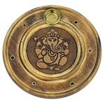 Phoenix Import Phoenix stalak za mirisne štapiće raznih debljina, okrugli, drvo 9,5 cm Uzorci: Ganesha