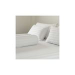 Jastučnica HRC saten pruga 1 cm, bijela, 60X80 cm