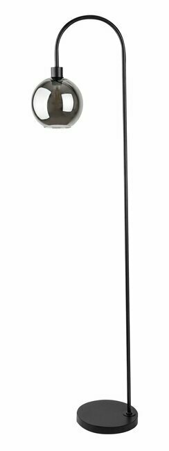 RABALUX 74025 | Ricardo-RA Rabalux podna svjetiljka 160cm sa prekidačem na kablu 1x E27 crno mat