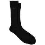 Čarape za tenis Lacoste Men's Ribbed Cotton Blend Socks 1P - black