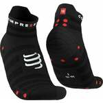 Compressport Pro Racing Socks v4.0 Ultralight Run Low Black/Red T3 Čarape za trčanje