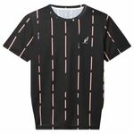 Muška majica Australian Ace T-Shirt With Stripes Print - nero