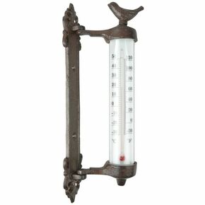 Zidni termometar od lijevanog željeza Esschert Design Dekor Bird