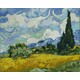 slikanje po brojevima 50x40 Field with green wheat by Vincent Van Gogh, sa drvenim okvirom i setom za slikanje
