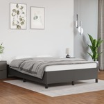 vidaXL Okvir za krevet sivi 140x190 cm od umjetne kože